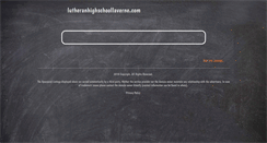 Desktop Screenshot of lutheranhighschoollaverne.com